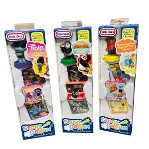 Little Tikes Story Dream Machine Books SET OF 3 Books and Characters